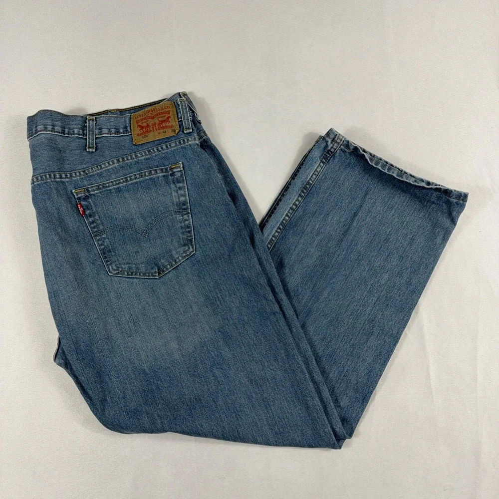 Levi's‎ 569 Loose Straight Leg Jeans Medium Wash Denim Mens 44x30
